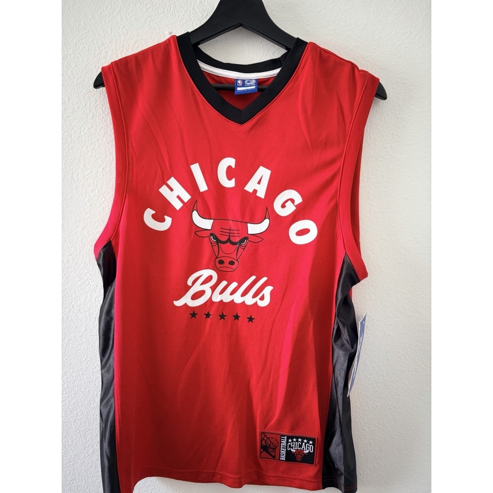Ultra Game NBA Chicago Bulls All Star Muscle Tank Top Red Men's Size Small NWT
